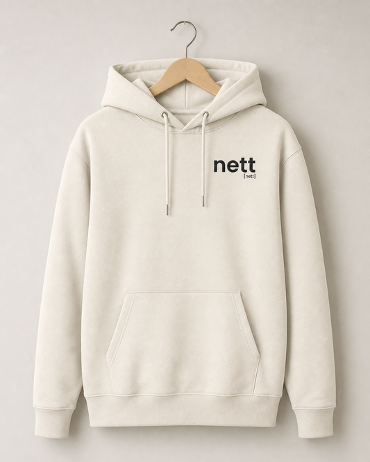 nett. – Bio Hoodie für entspannte Statements Natural Raw Joispulse Store Hoodies