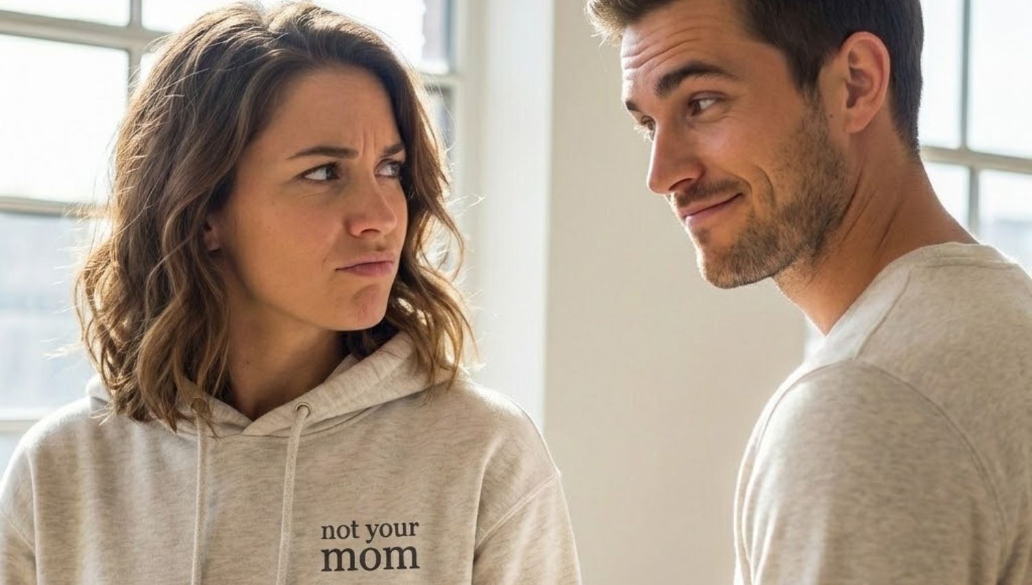 zwei Frauen in fabrikähnlichem Setting mit coolen Posen