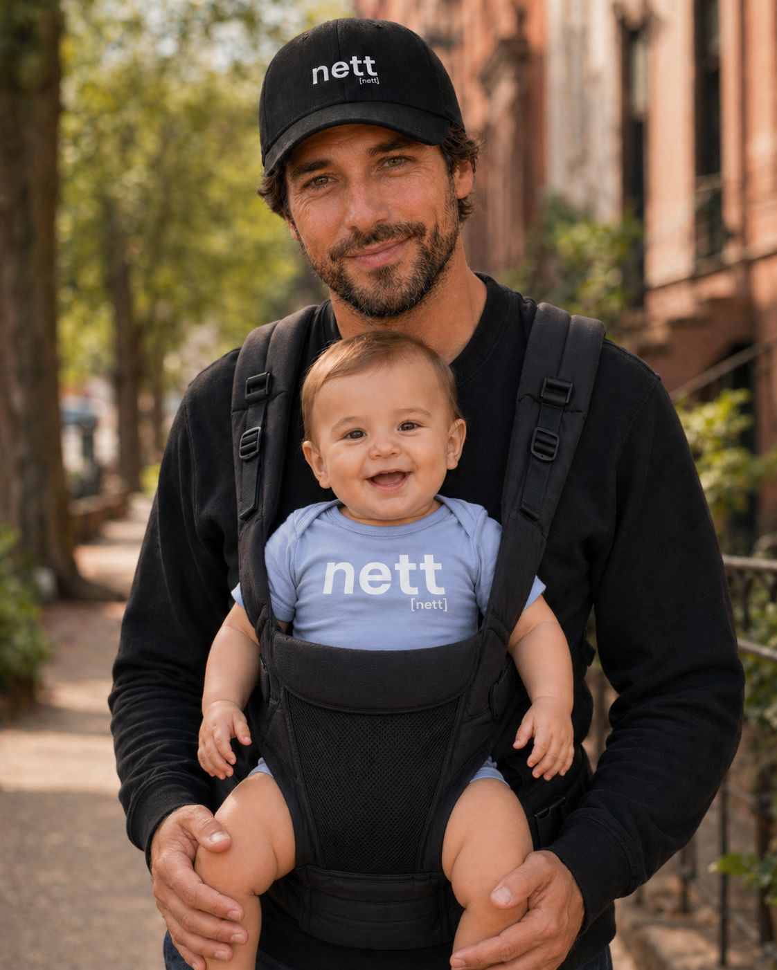 nett. – Bio Baby Body mit Mini-Statement Joispulse Store Kids & Babys