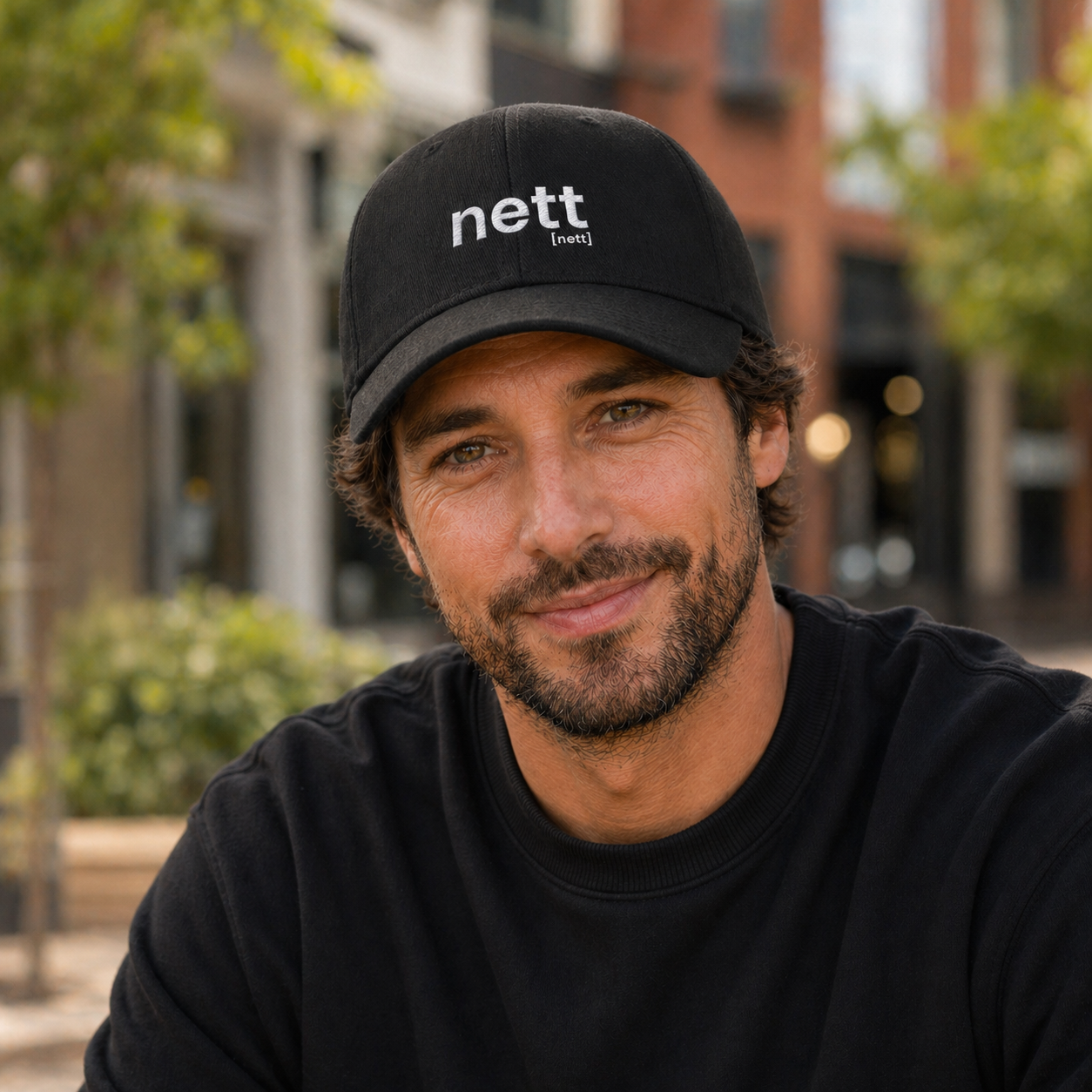 nett. – Bio Basecap mit Understatement Joispulse Store Kappen & Mützen