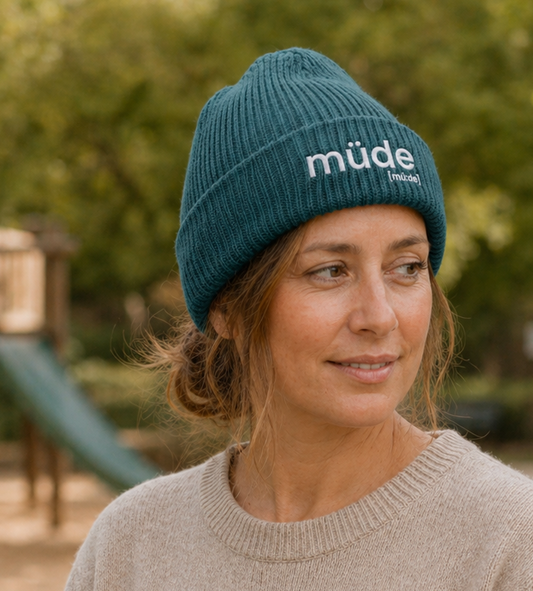 müde. – Bio Fisherman Beanie mit lässigem Strick Joispulse Store Kappen & Mützen