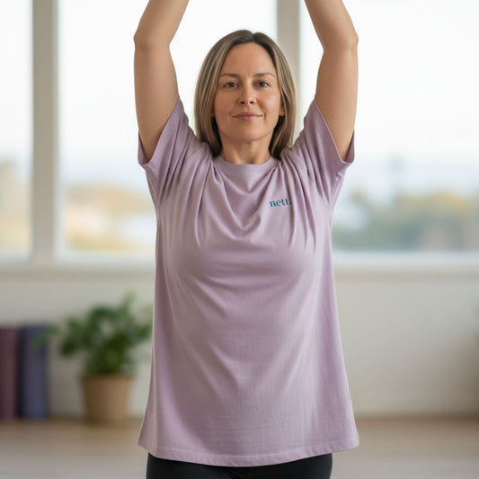 Oversized Shirt "nett." – Heavy Bio-Baumwolle Unisex