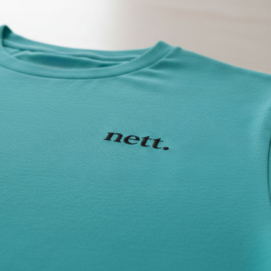 Statement T-Shirt "nett." – Bio-Baumwolle Unisex