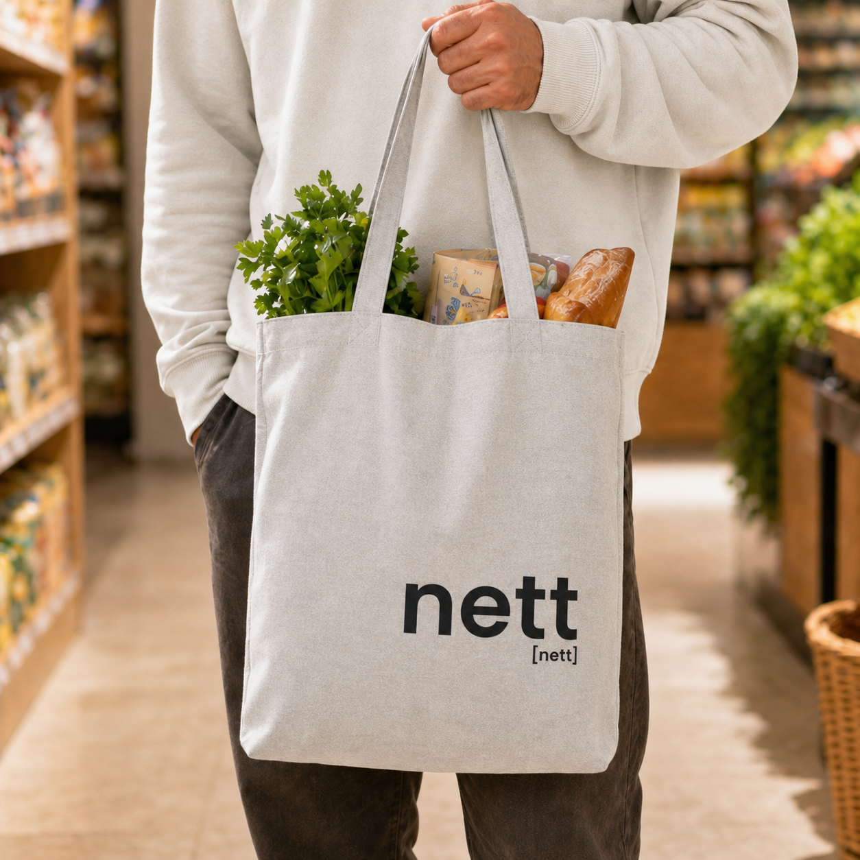 nett. – Bio Stoffbeutel mit ehrlichem Statement Joispulse Store Taschen