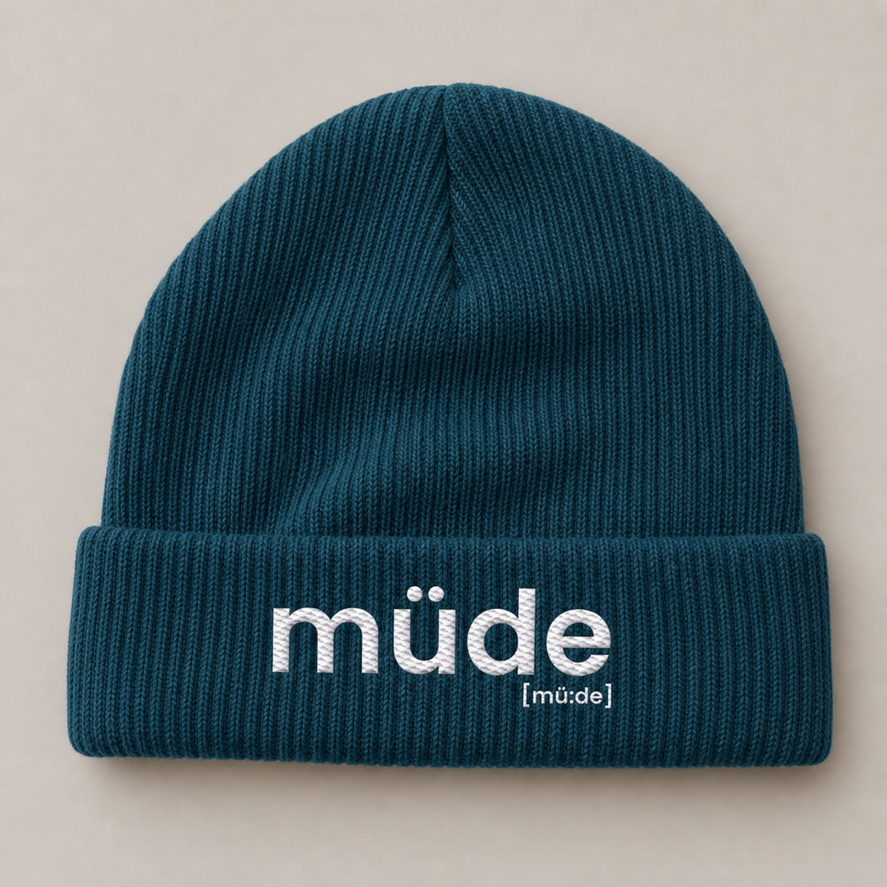 müde. – Bio Fisherman Beanie mit lässigem Strick Stargazer One Size Joispulse Store Kappen & Mützen