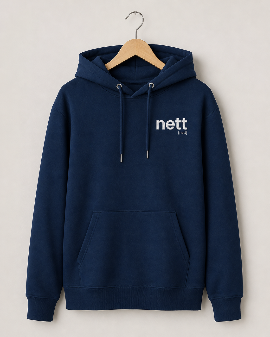 nett. – Bio Hoodie für entspannte Statements French Navy Joispulse Store Hoodies
