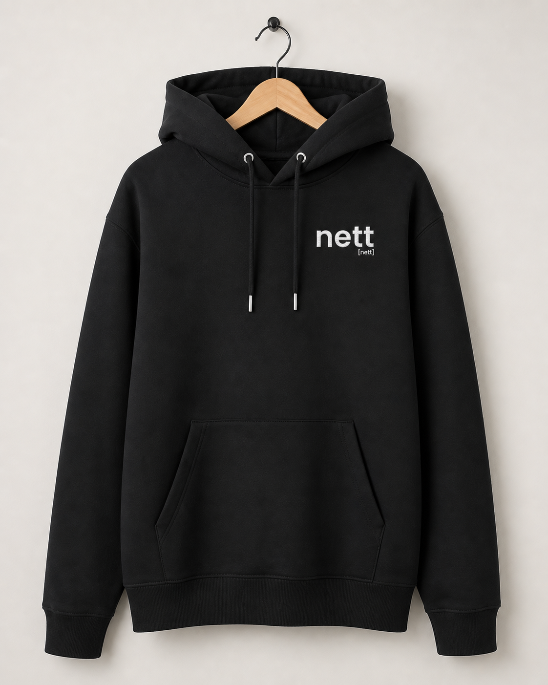 nett. – Bio Hoodie für entspannte Statements Black Joispulse Store Hoodies