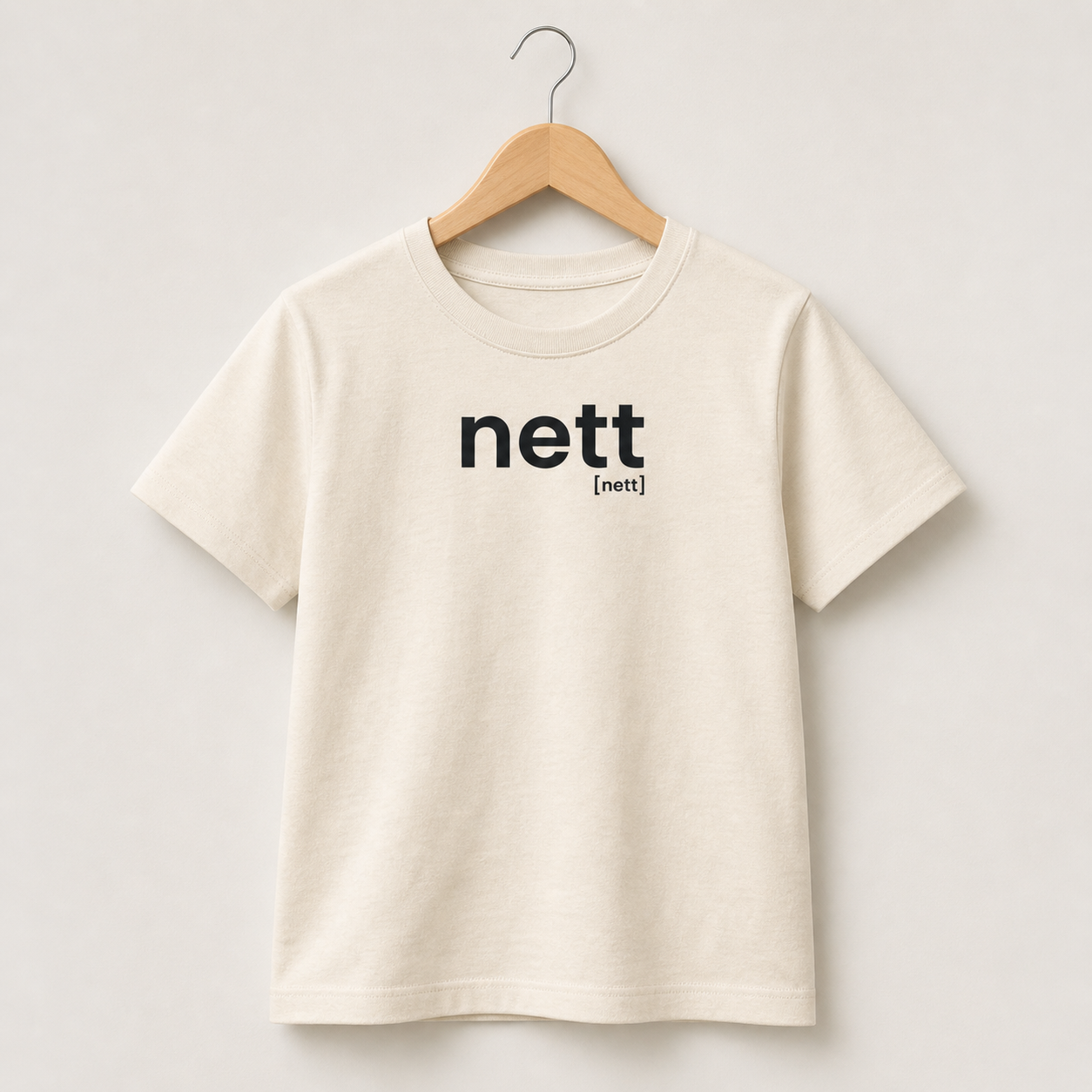 nett. – Bio Kinder T-Shirt für ehrliche kleine Menschen Natural Raw Joispulse Store Kids & Babys
