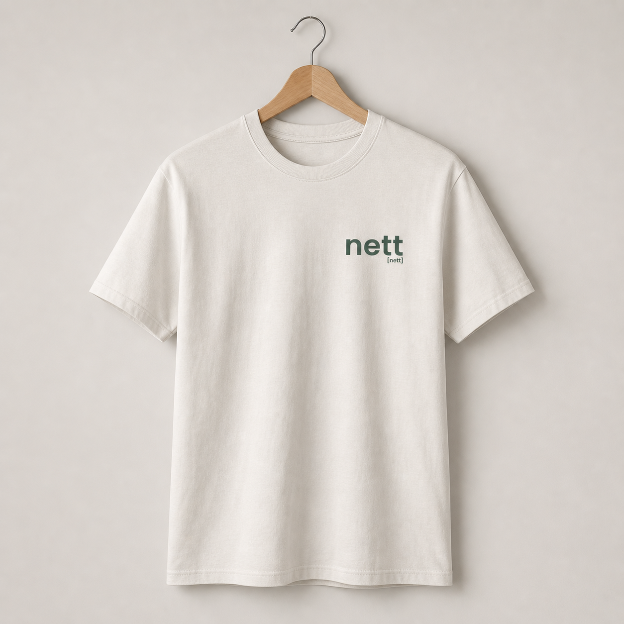 nett. – Bio T-Shirt für ehrlich-entspannte Tage Off White Joispulse Store Unisex-Shirts
