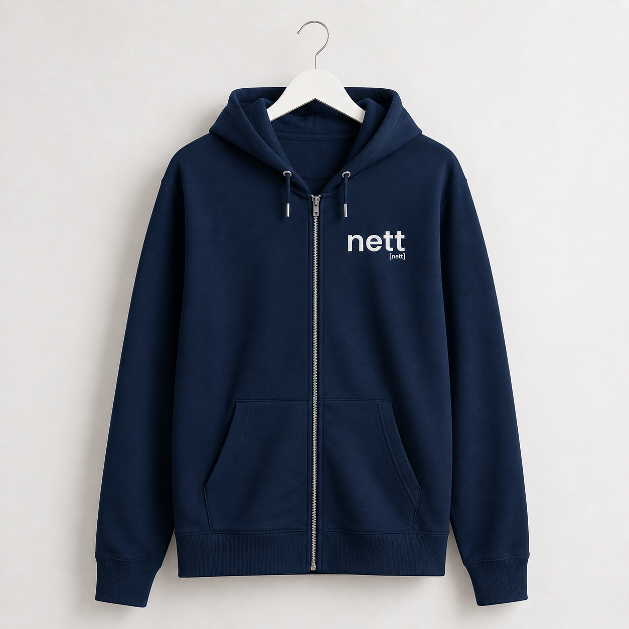 nett. – Bio Zip-Hoodie für entspannte Übergänge French Navy Joispulse Store Jacken/ Zipper