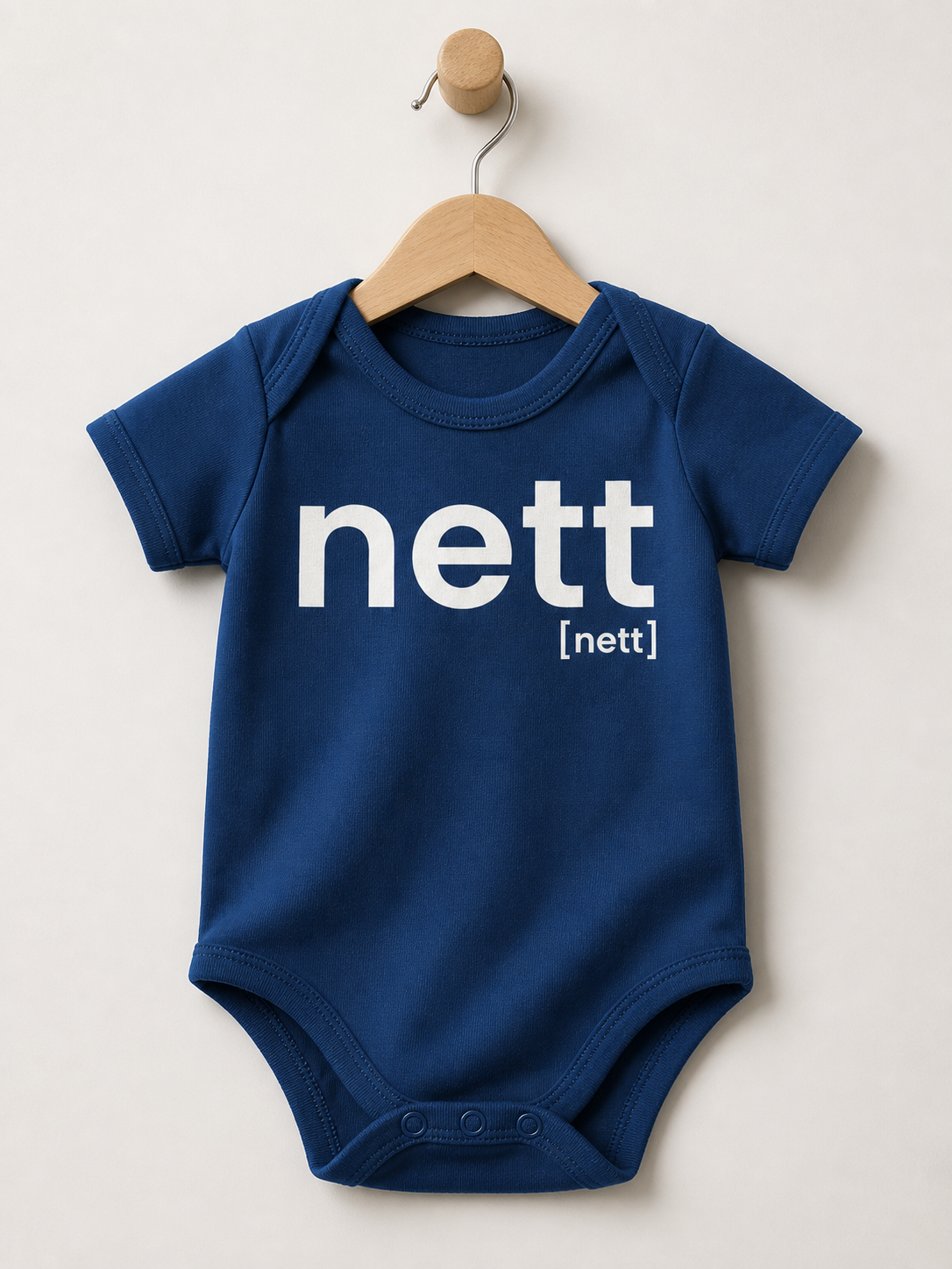 nett. – Bio Baby Body mit Mini-Statement Nautical Navy Joispulse Store Kids & Babys
